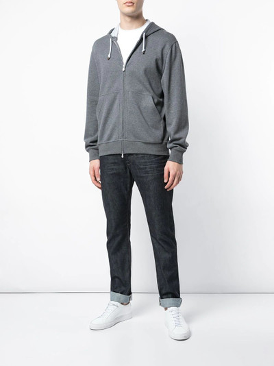 Brunello Cucinelli zipped hoodie outlook