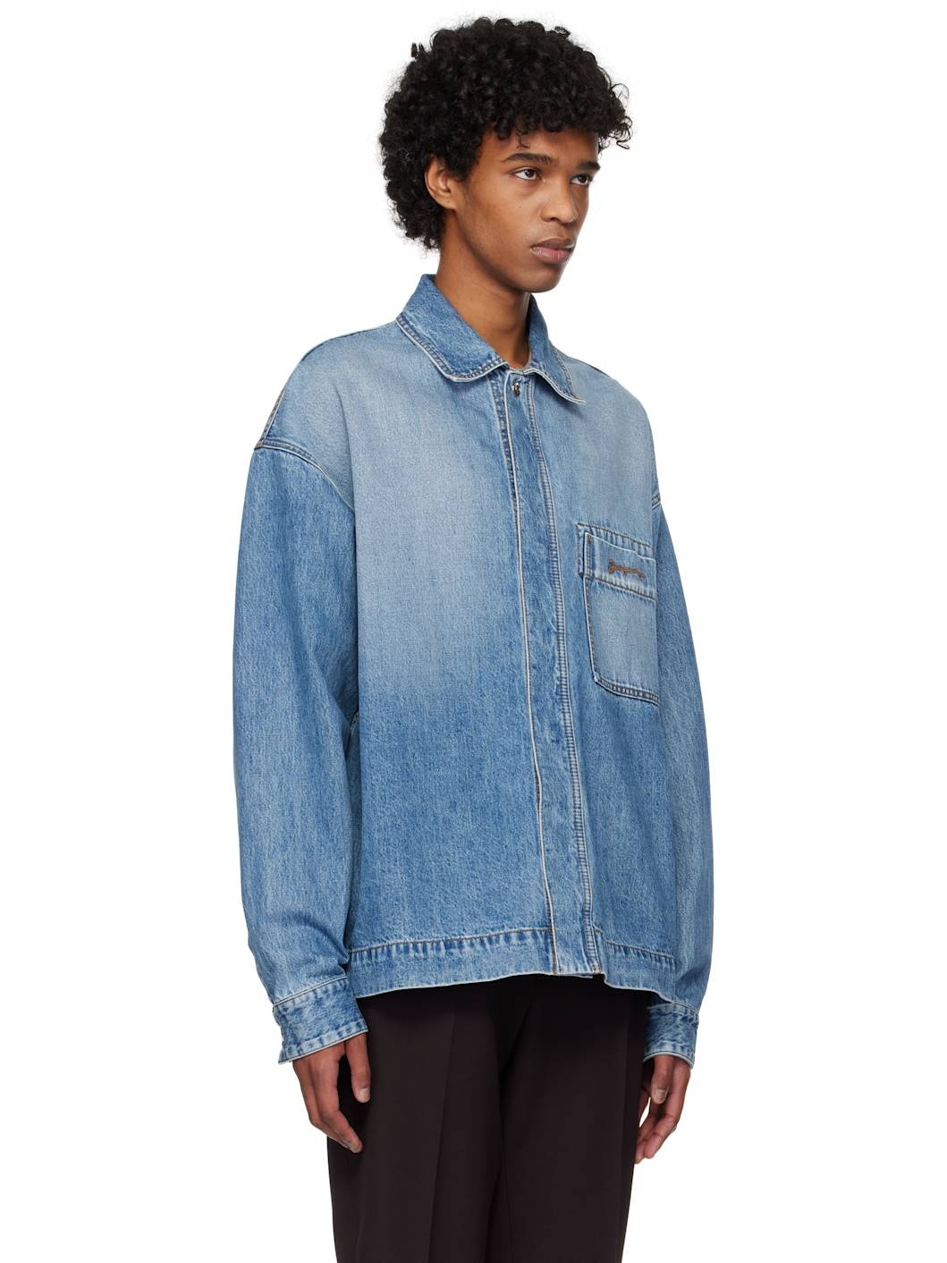 Blue La Casa 'The de-Nîmes' Denim Shirt - 2