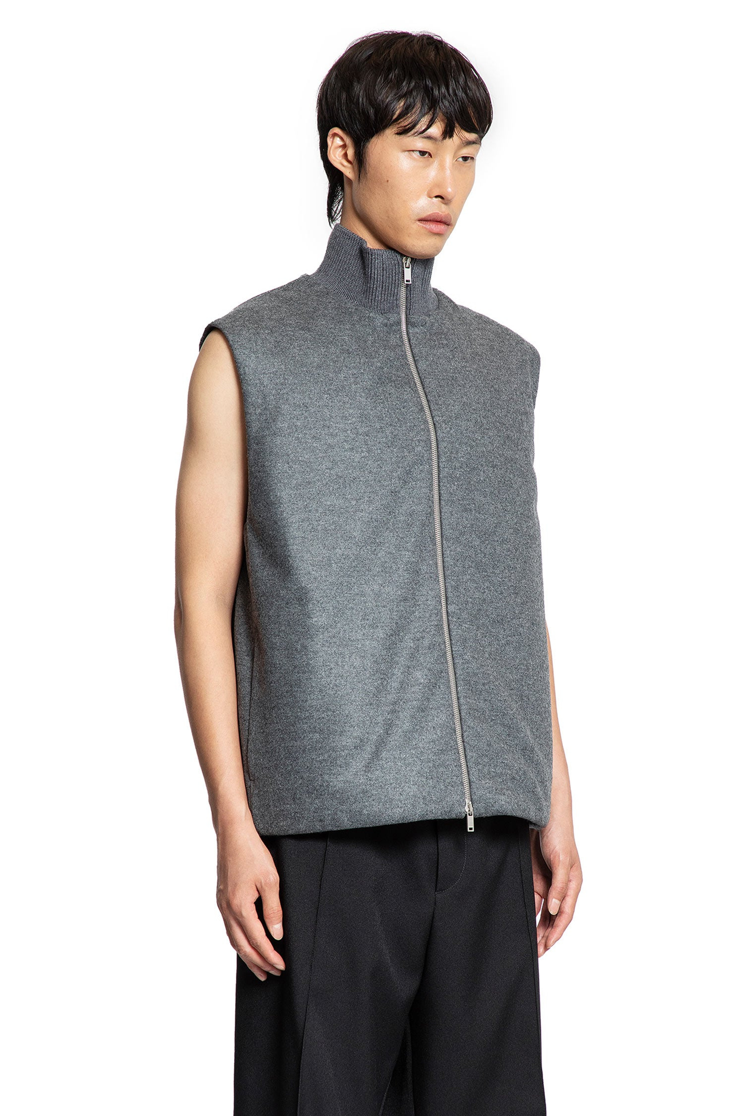 Wool-Melton-Padded-Vest - 2