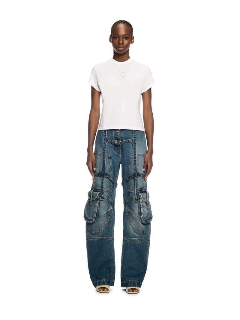 Off-White White Arrow Jewel T-shirt outlook