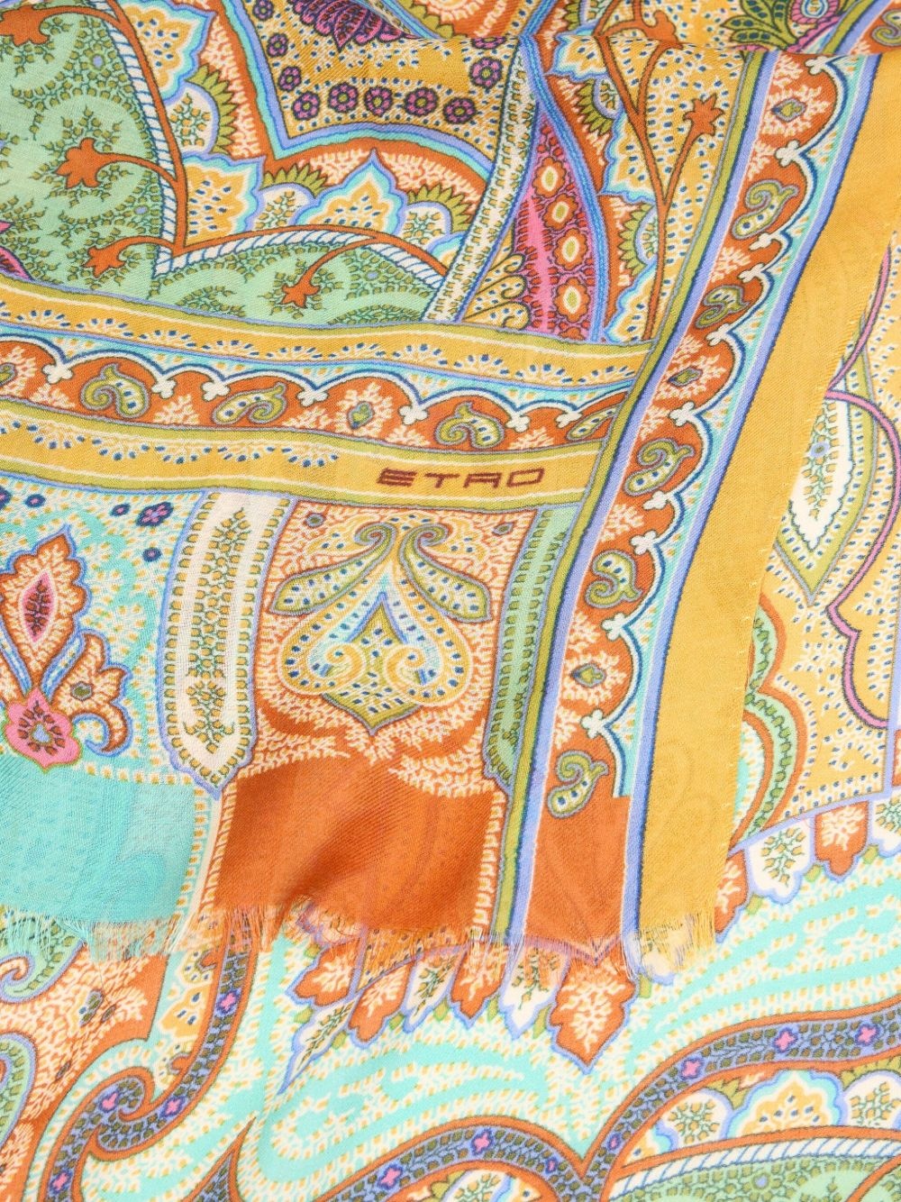 paisley-print scarf - 2