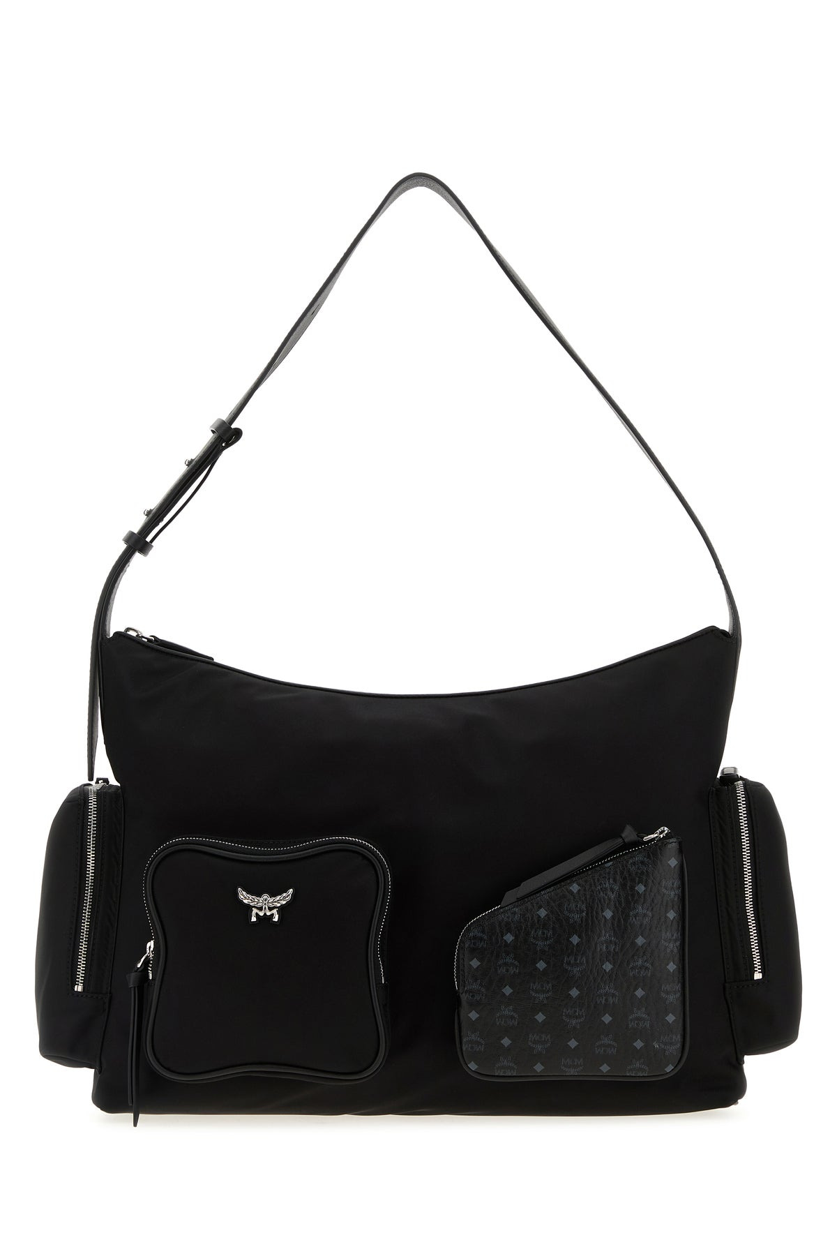 Black fabric Aren shoulder bag - 1