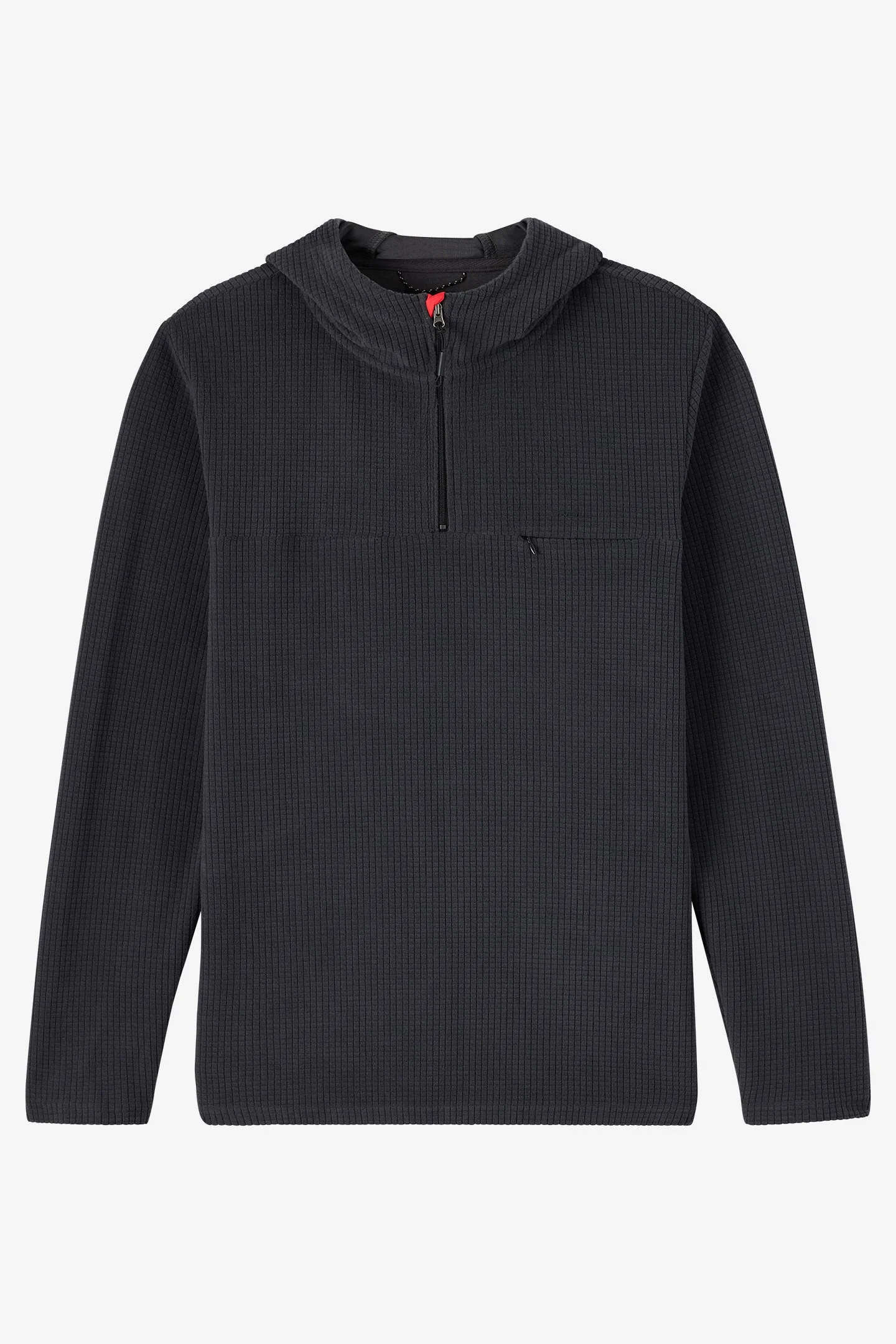 TRVLR Hooded Quarter Zip Long Sleeve Pullover - 1