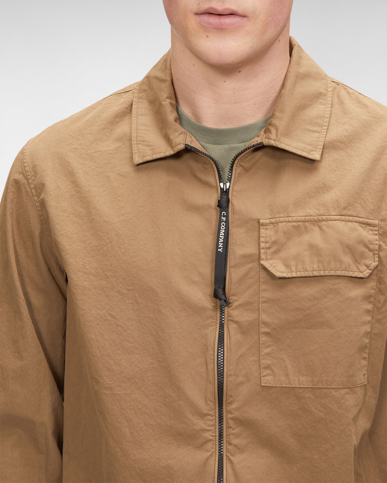 Gabardine Zipped Shirt - 4