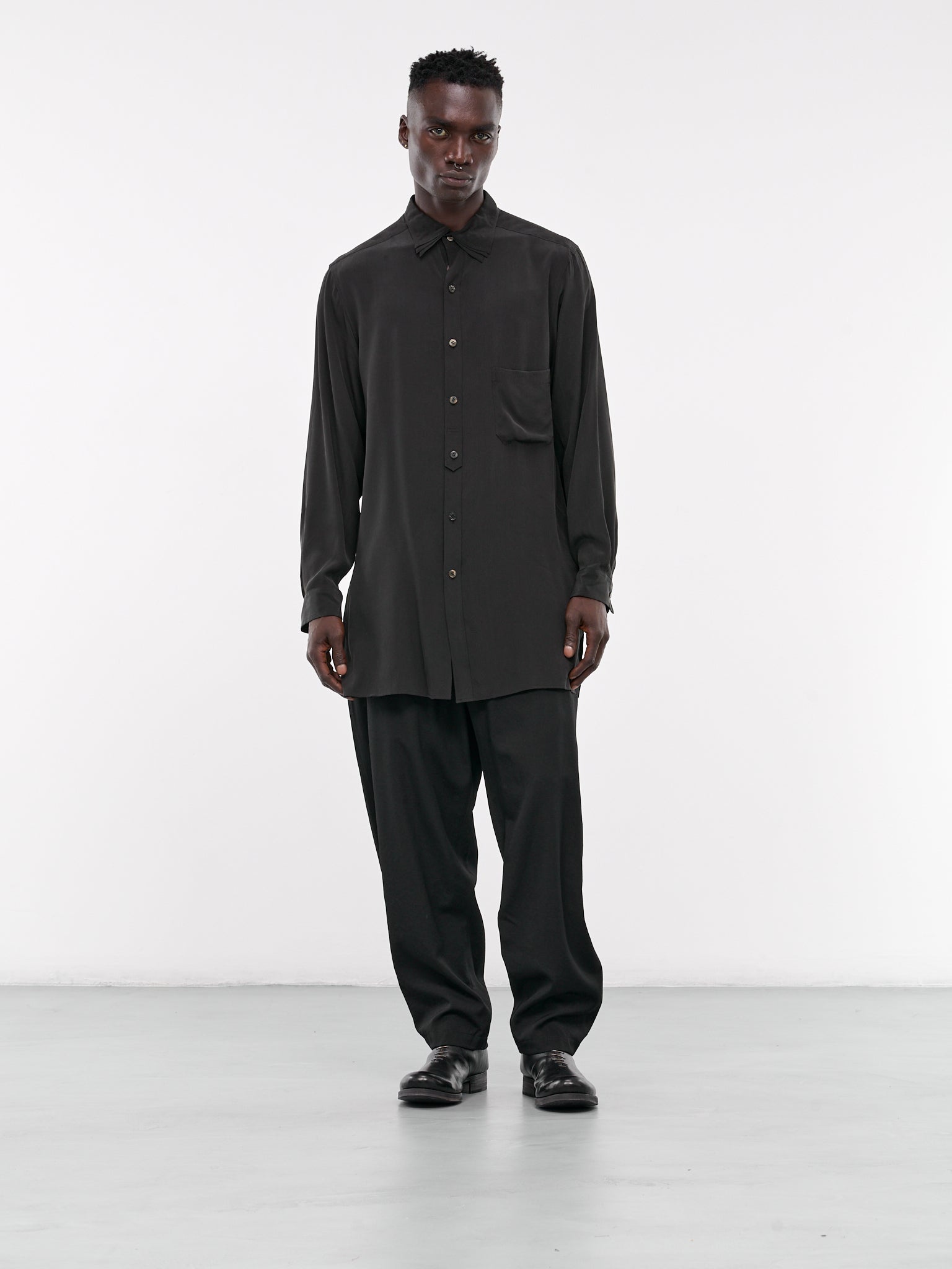 Gabardine U-W Stitch Trousers - 6