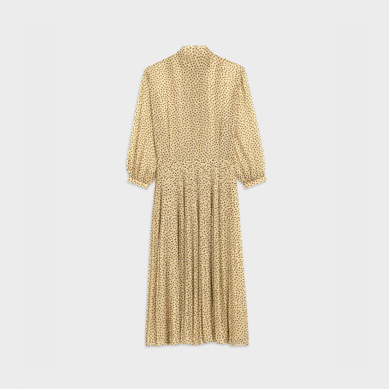 CELINE 'LAVALLIÈRE' MIDI DRESS IN SILK GEORGETTE outlook