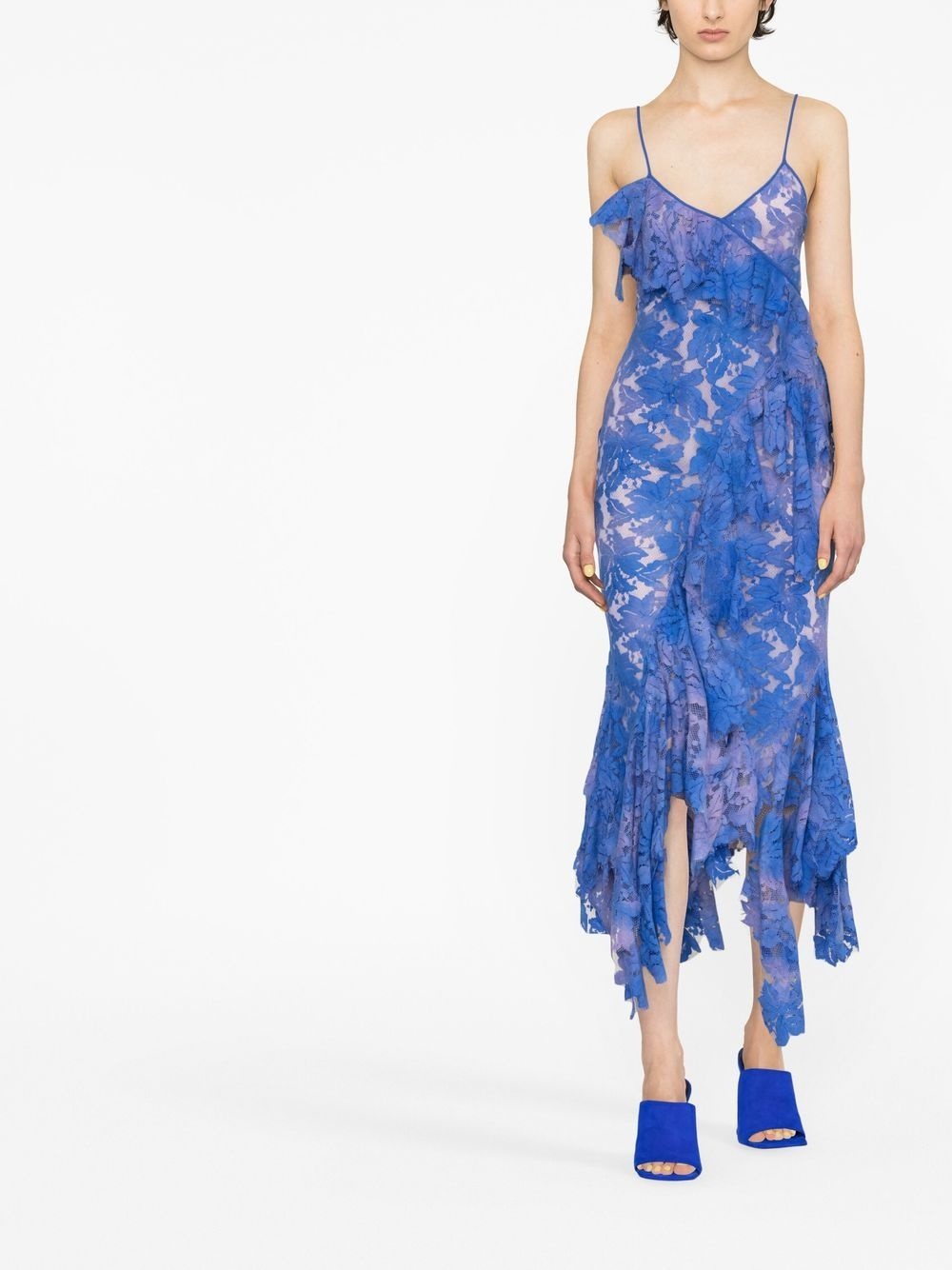 Thelma lace draped dress - 2