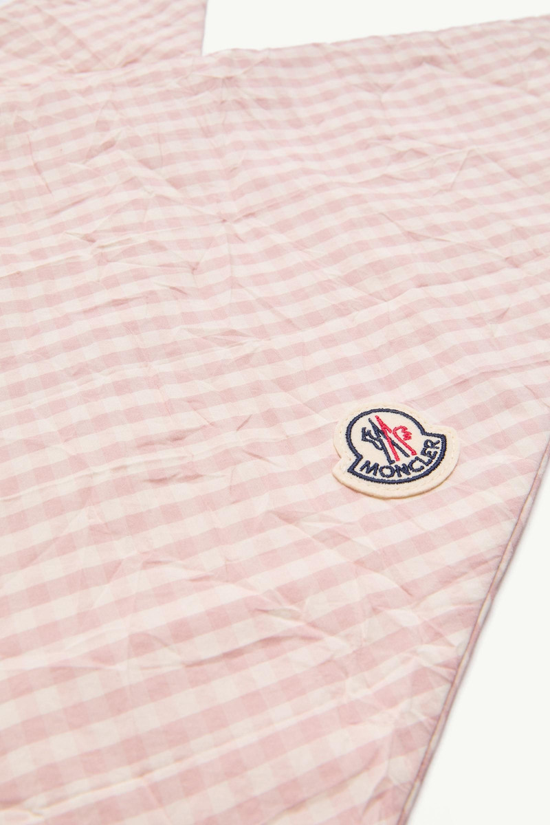 Padded Cotton Blend Vichy Scarf 4