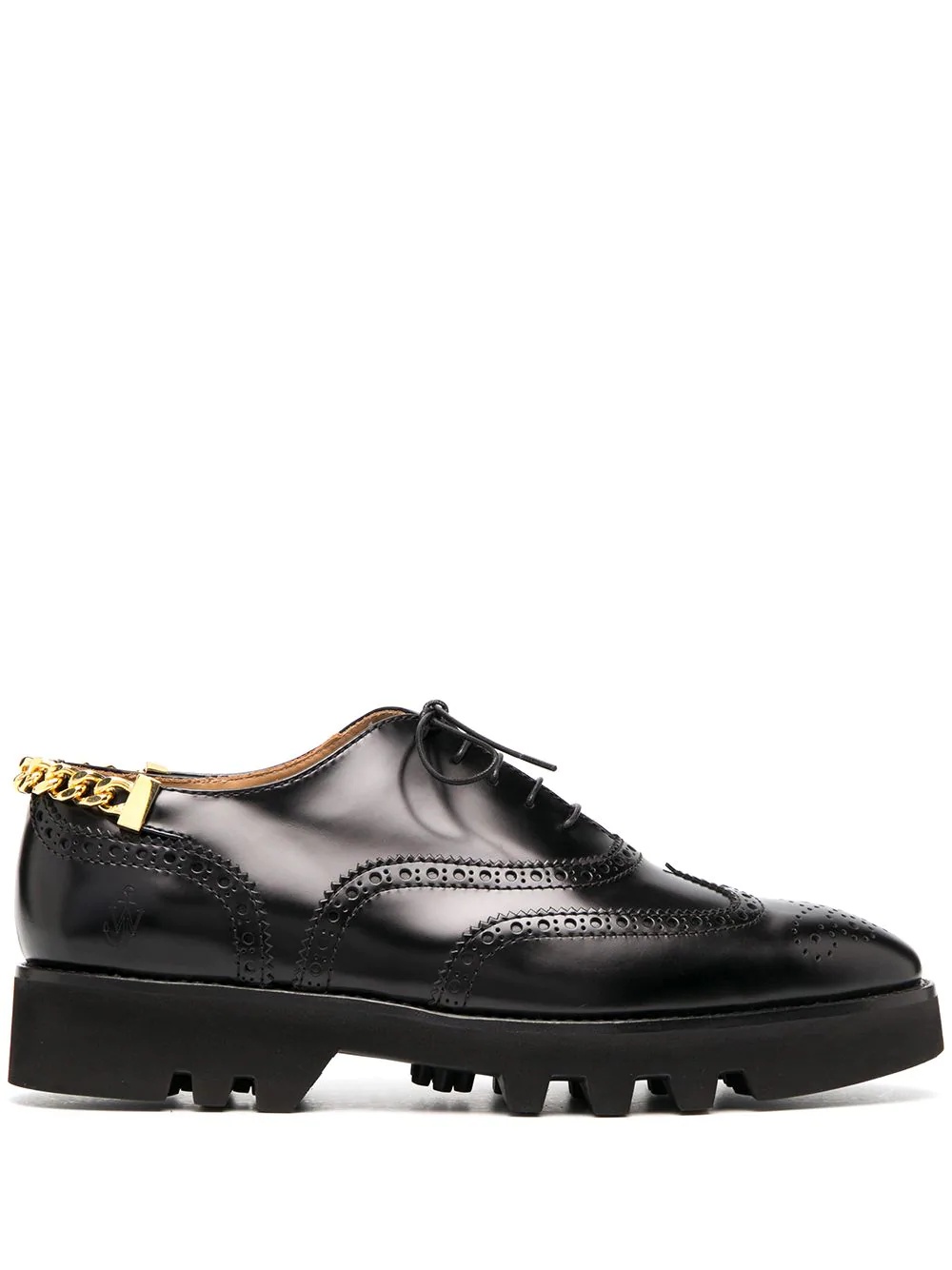 chain-detail lug-sole brogues - 1