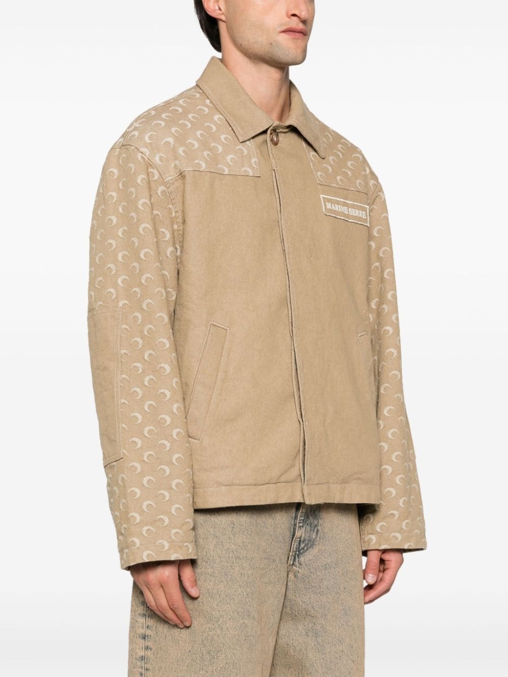 Moon-jacquard jacket - 3