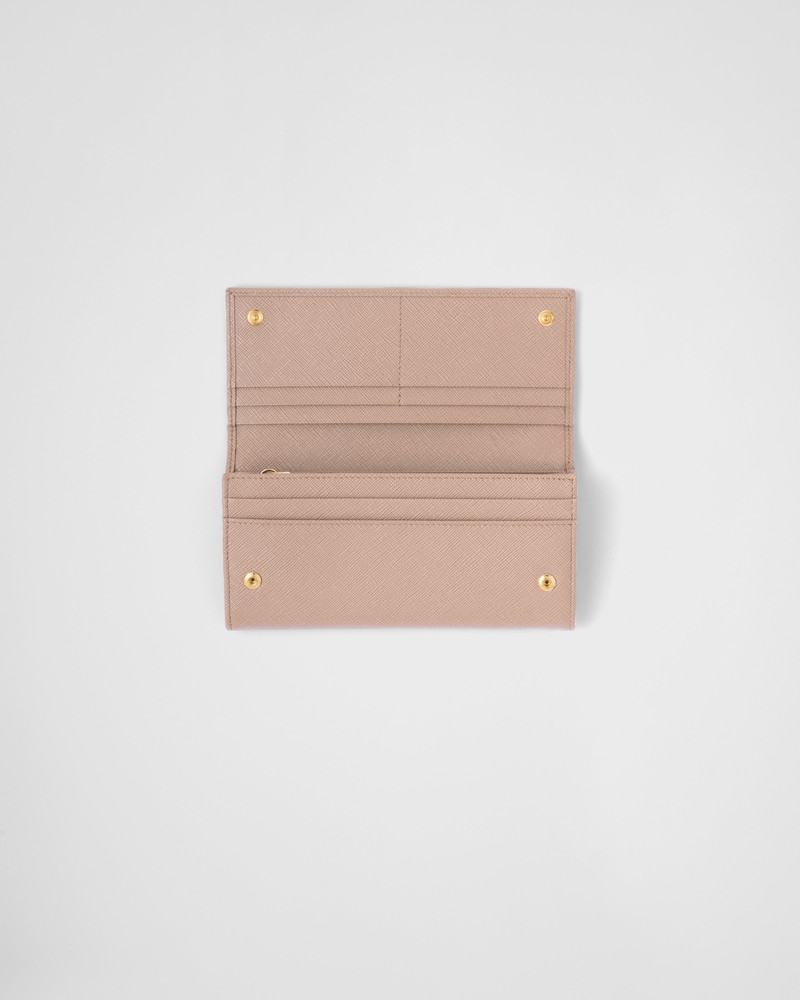 Prada Large Saffiano Leather Wallet outlook