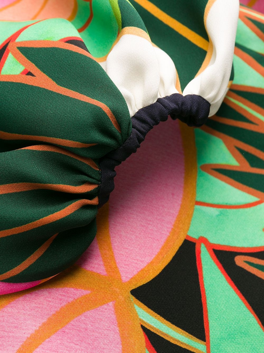 Panther in the Jungle bow collar dress - 7