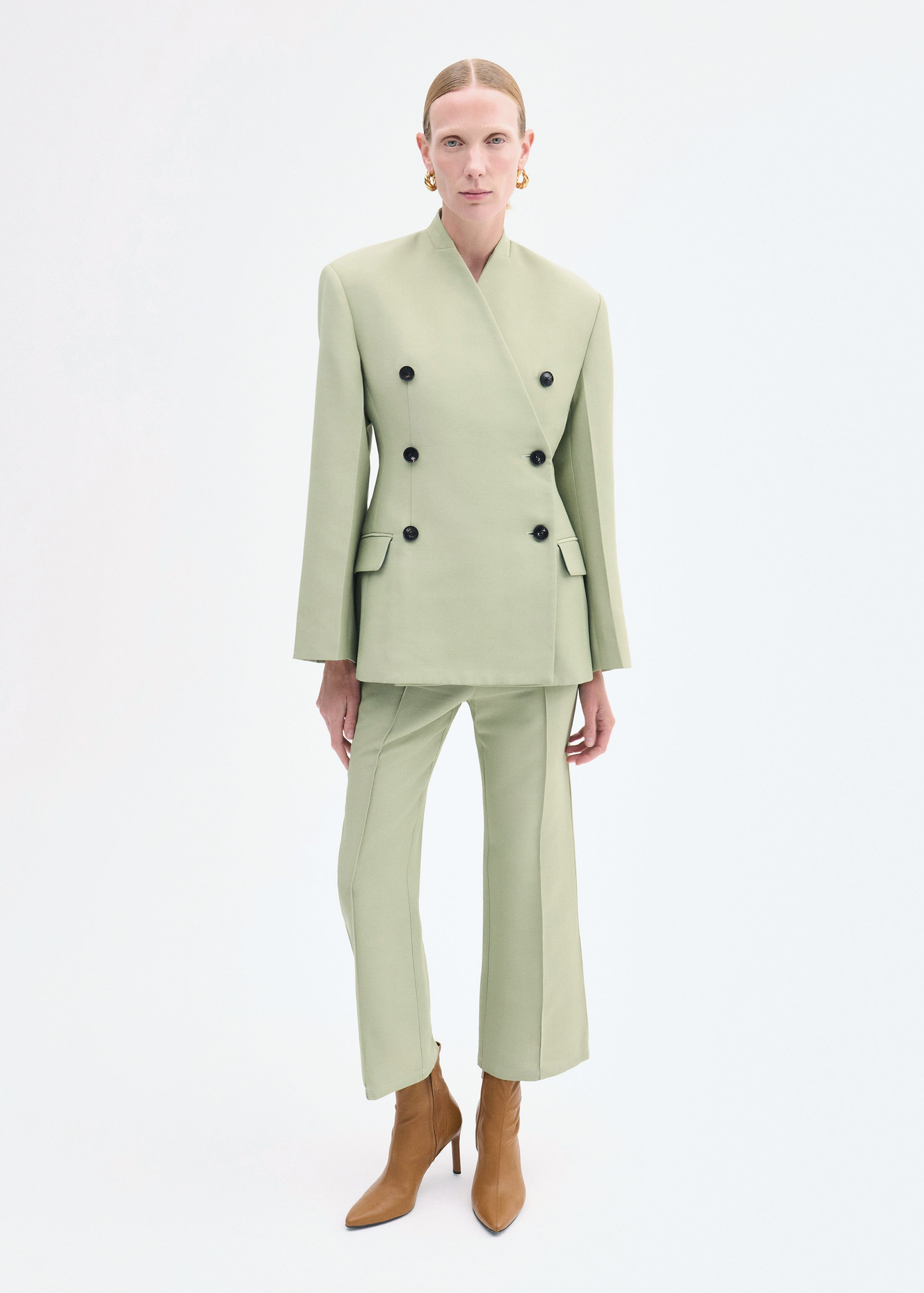 Cropped Flared Pant - 2