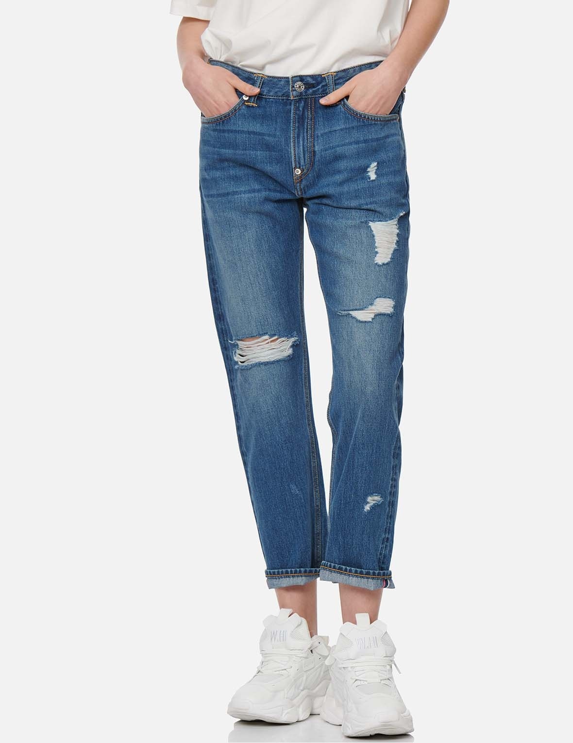 DARUMA AND KAMON DAICOCK BOYFRIEND JEANS - 4