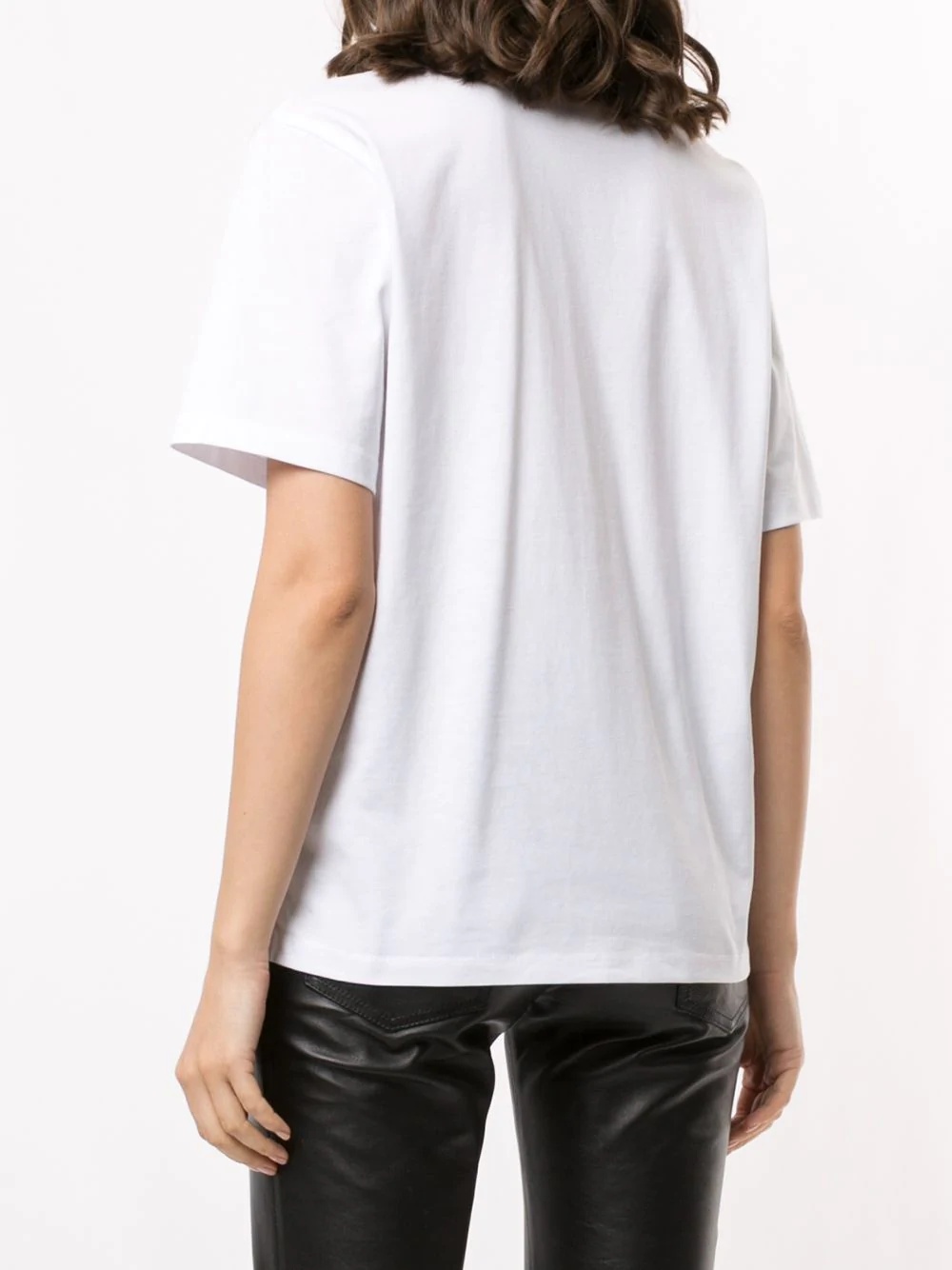 round neck cotton T-shirt - 4