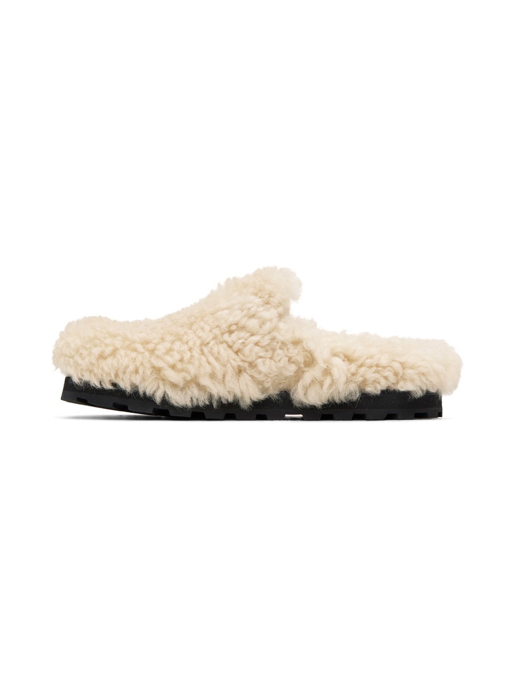 Off-White Single Buckle Loafers - 3