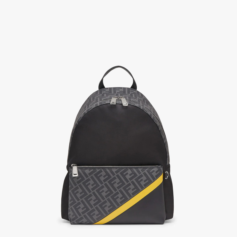 Black nylon backpack 1
