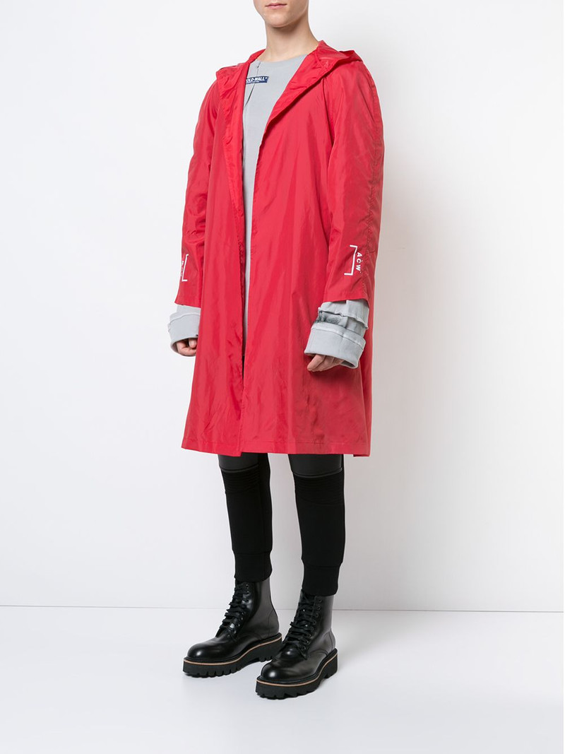 A-COLD-WALL* hooded raincoat outlook