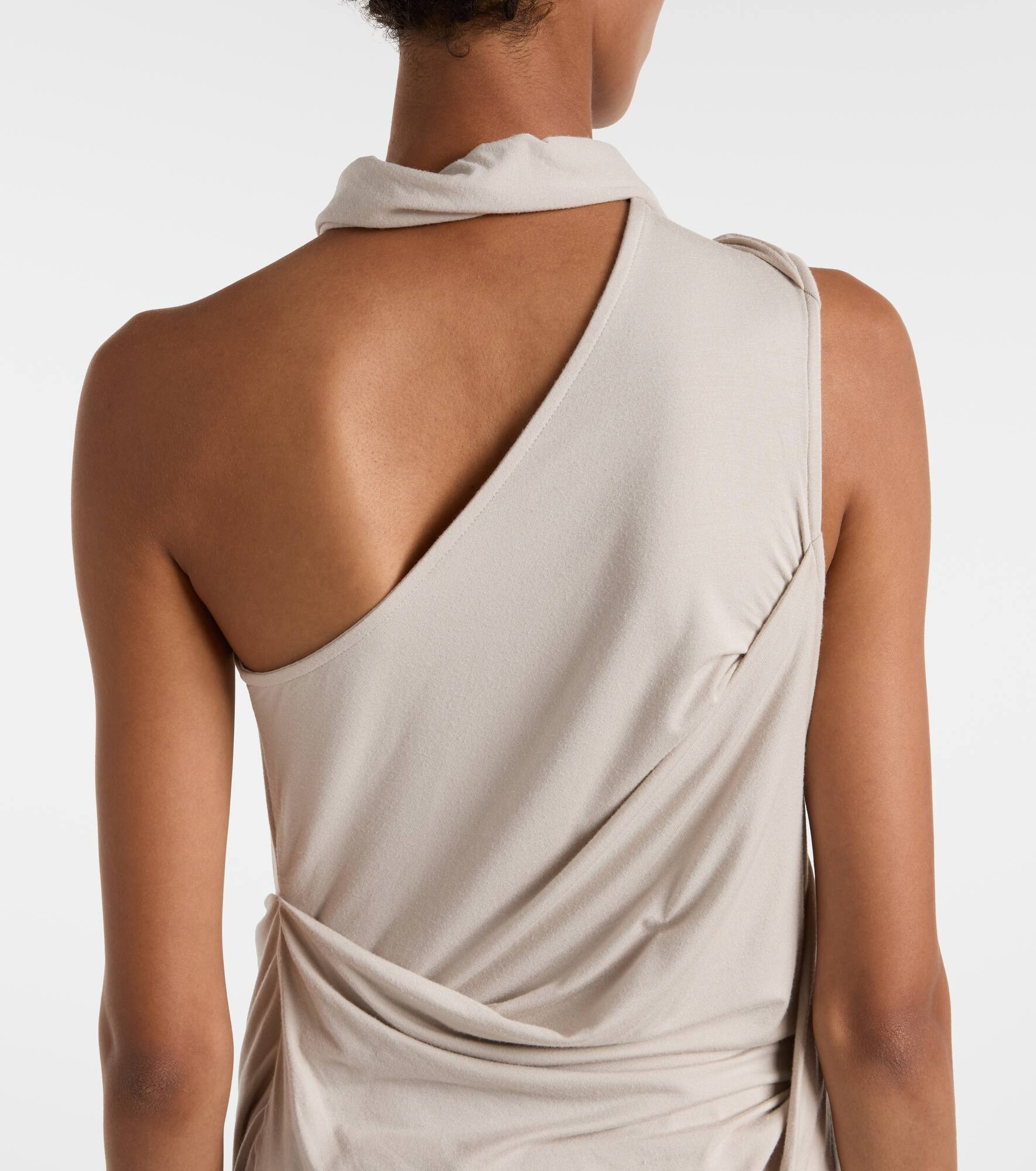 Dalters asymmetric draped halterneck top - 5
