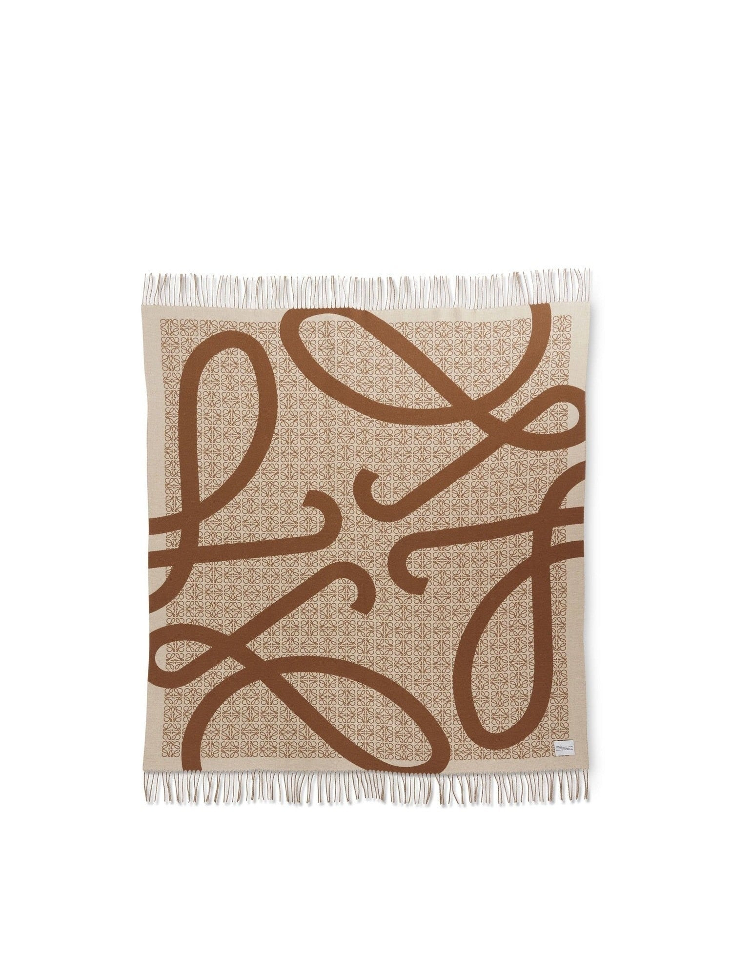 Anagram Wool Blanket in Camel - 2