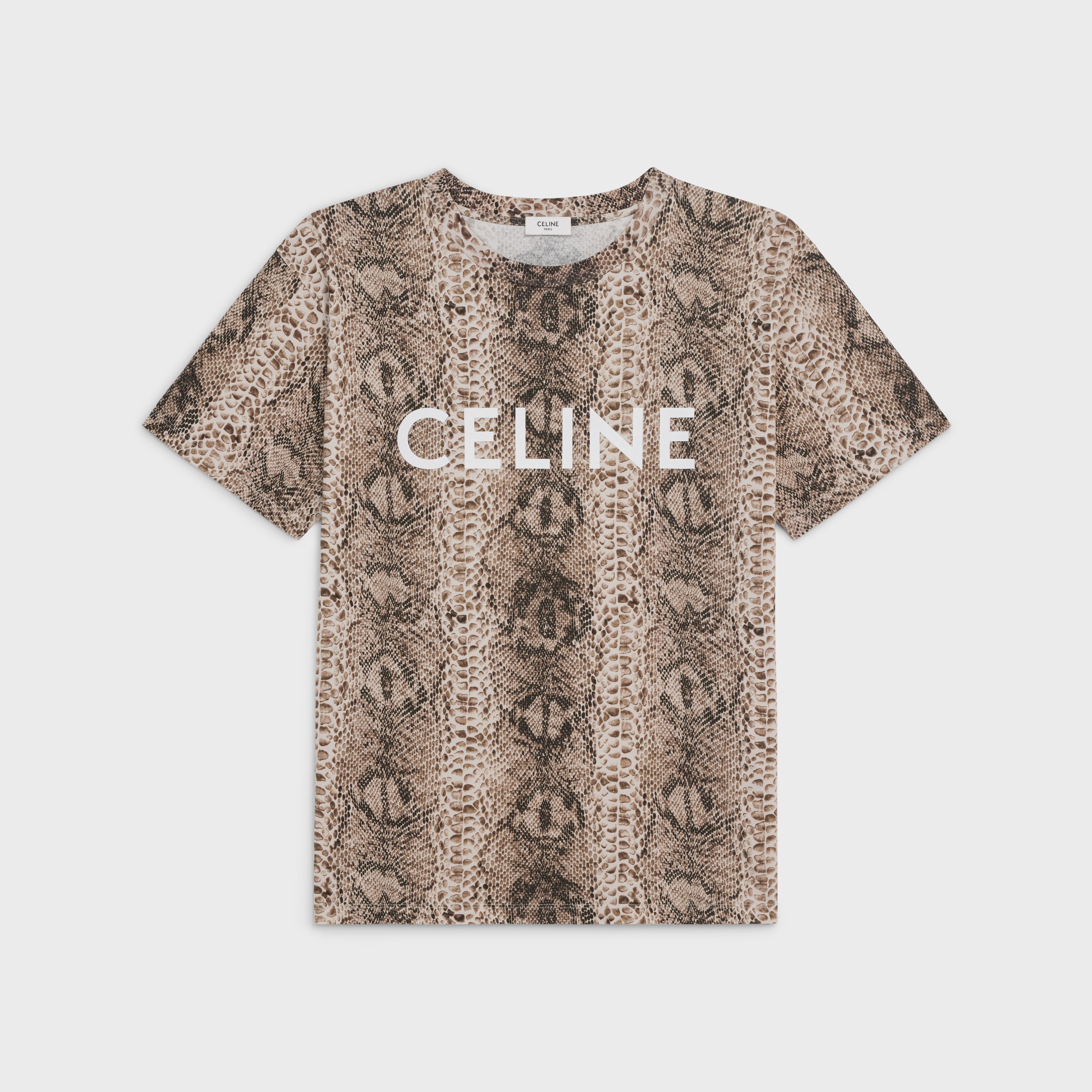 LOOSE CELINE T-SHIRT IN COTTON JERSEY - 1