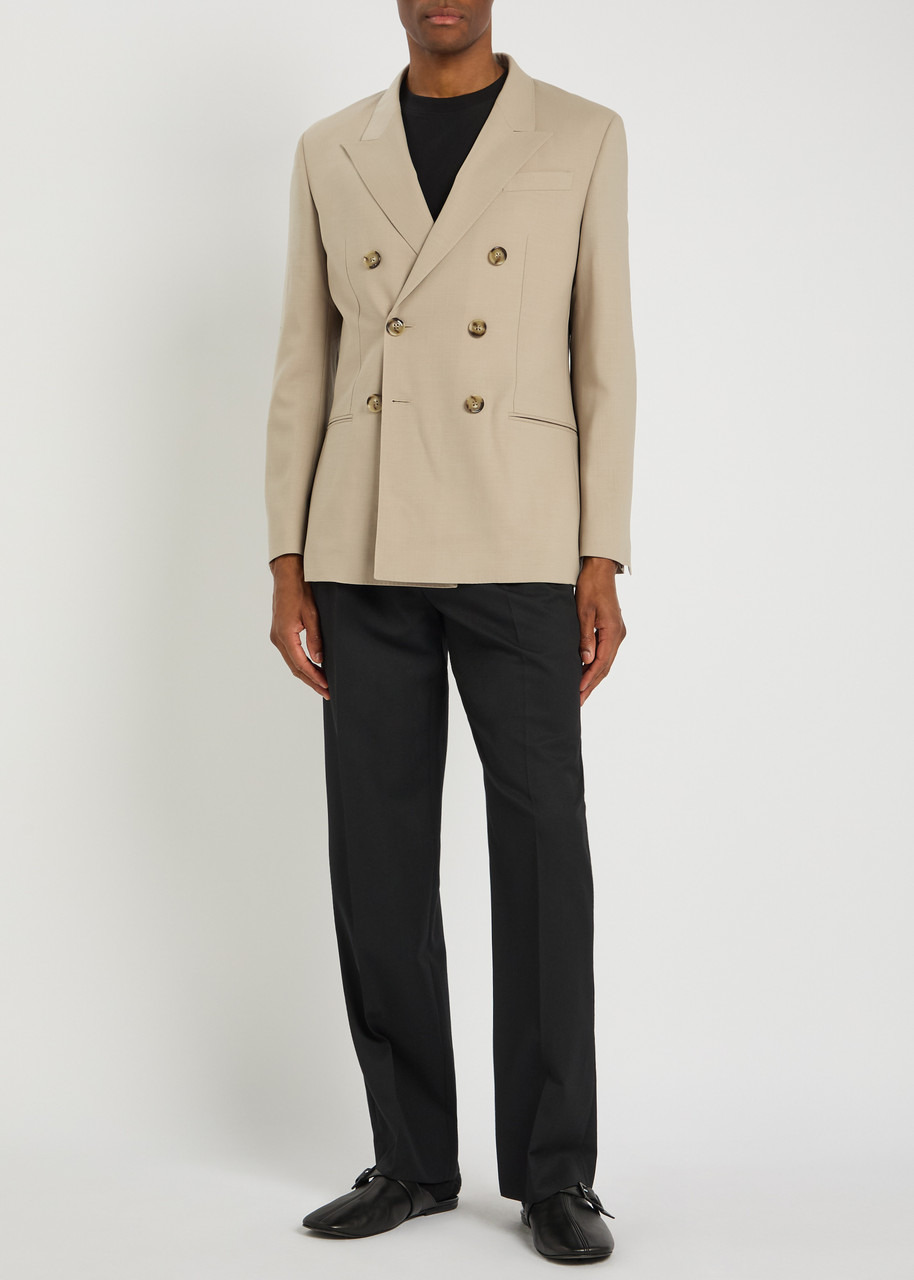 Ami Paris Double-breasted Wool Blazer - 4
