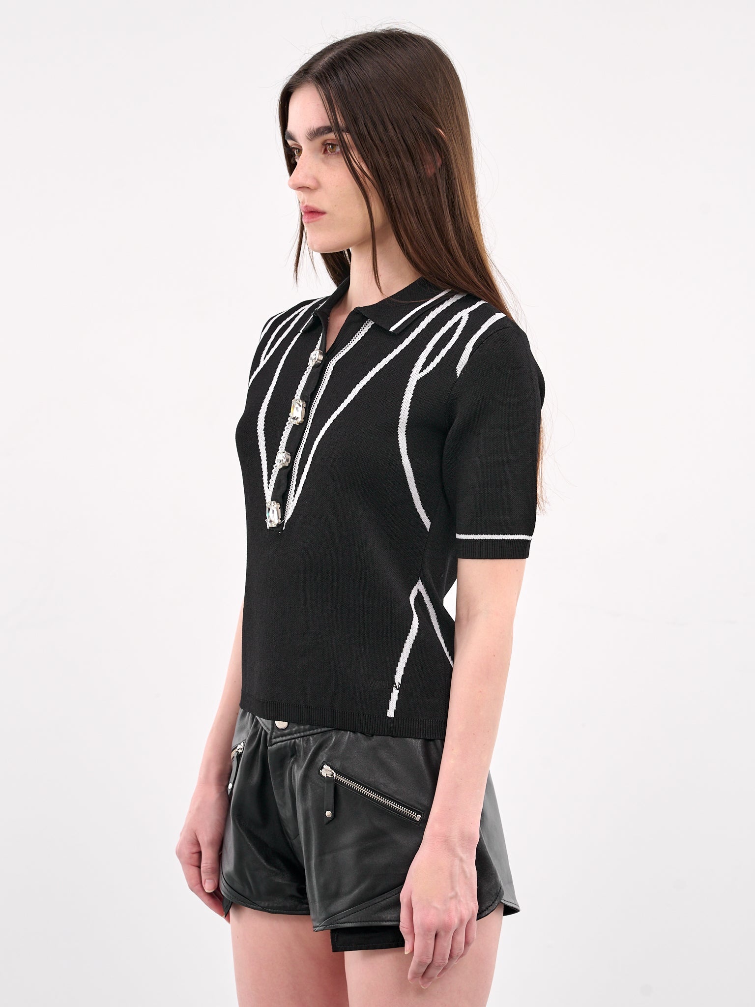 Knit Polo Top - 2