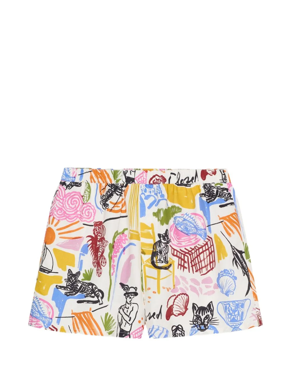 printed shorts - 1
