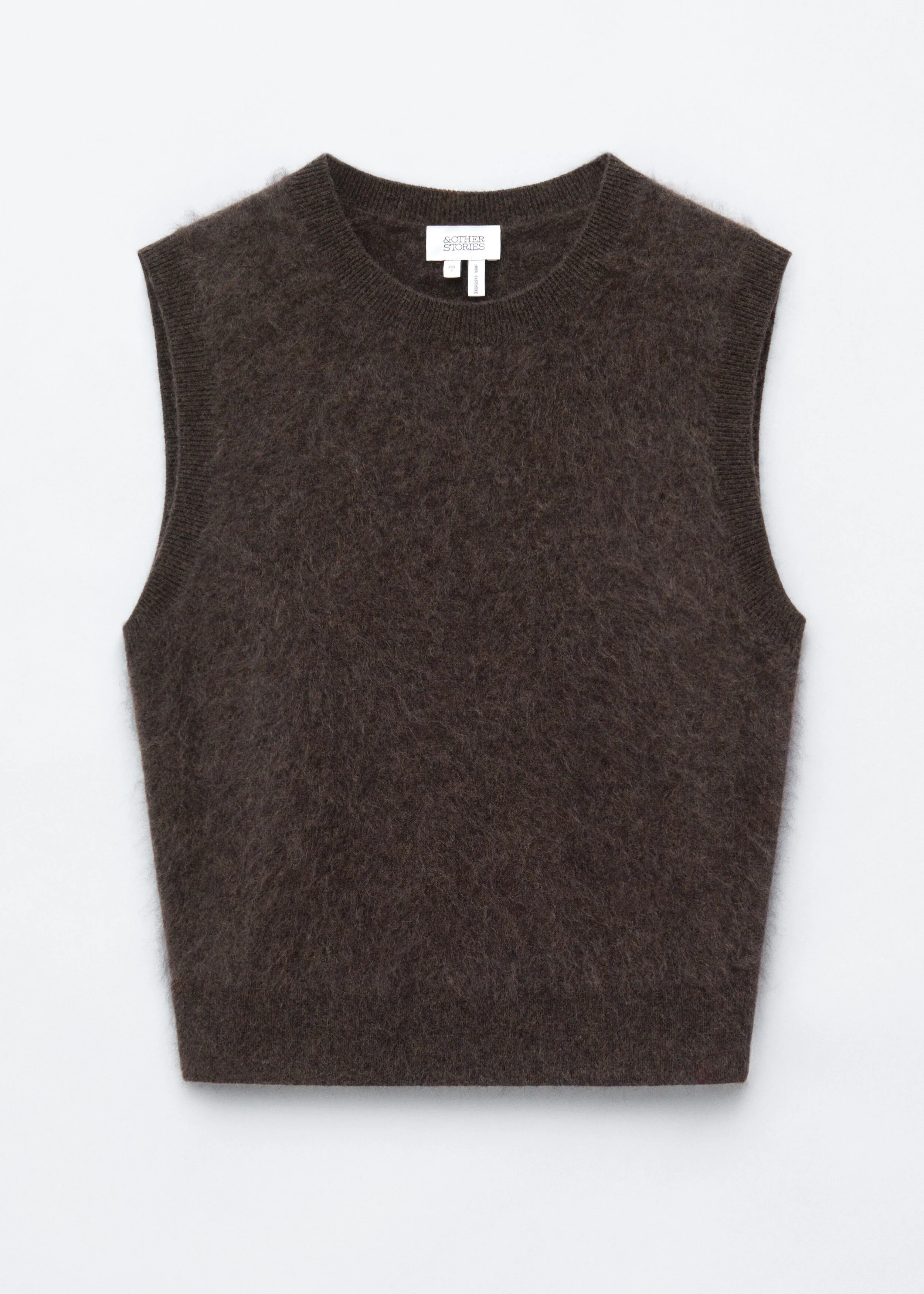 Brushed Cashmere Vest - 1