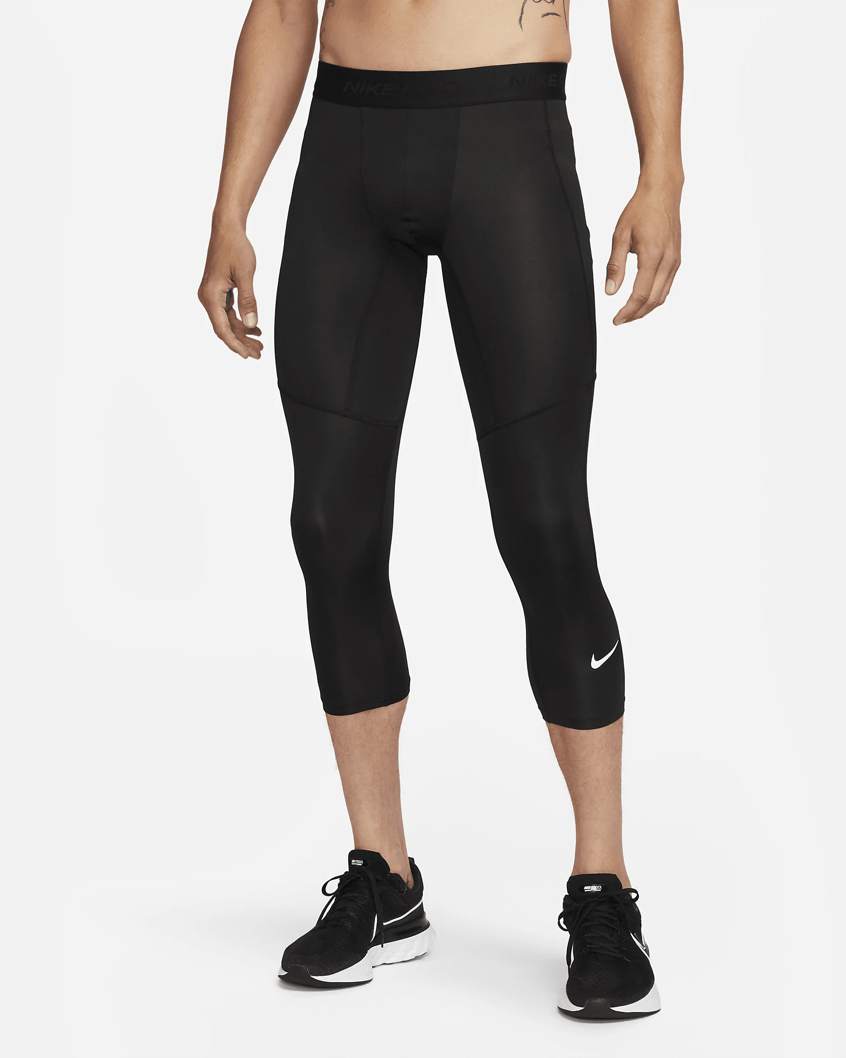 Nike Pro Men's Dri-FIT 3/4-Length Fitness Tights - 1