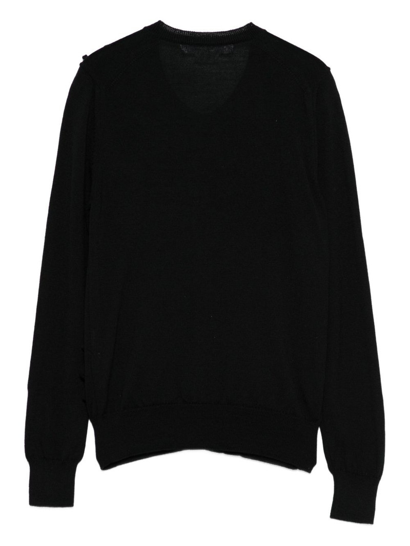 Comme Des Garçons ruffled button cardigan outlook