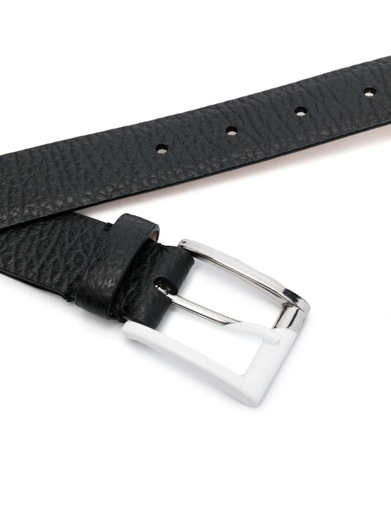 Maison Margiela grained leather belt outlook