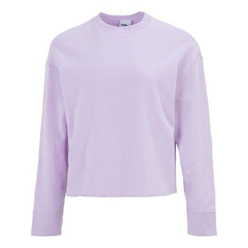 (WMNS) Nike Yoga Luxe Casual Sports Round Neck Pullover Hoodie Purple DM6976-530 - 1