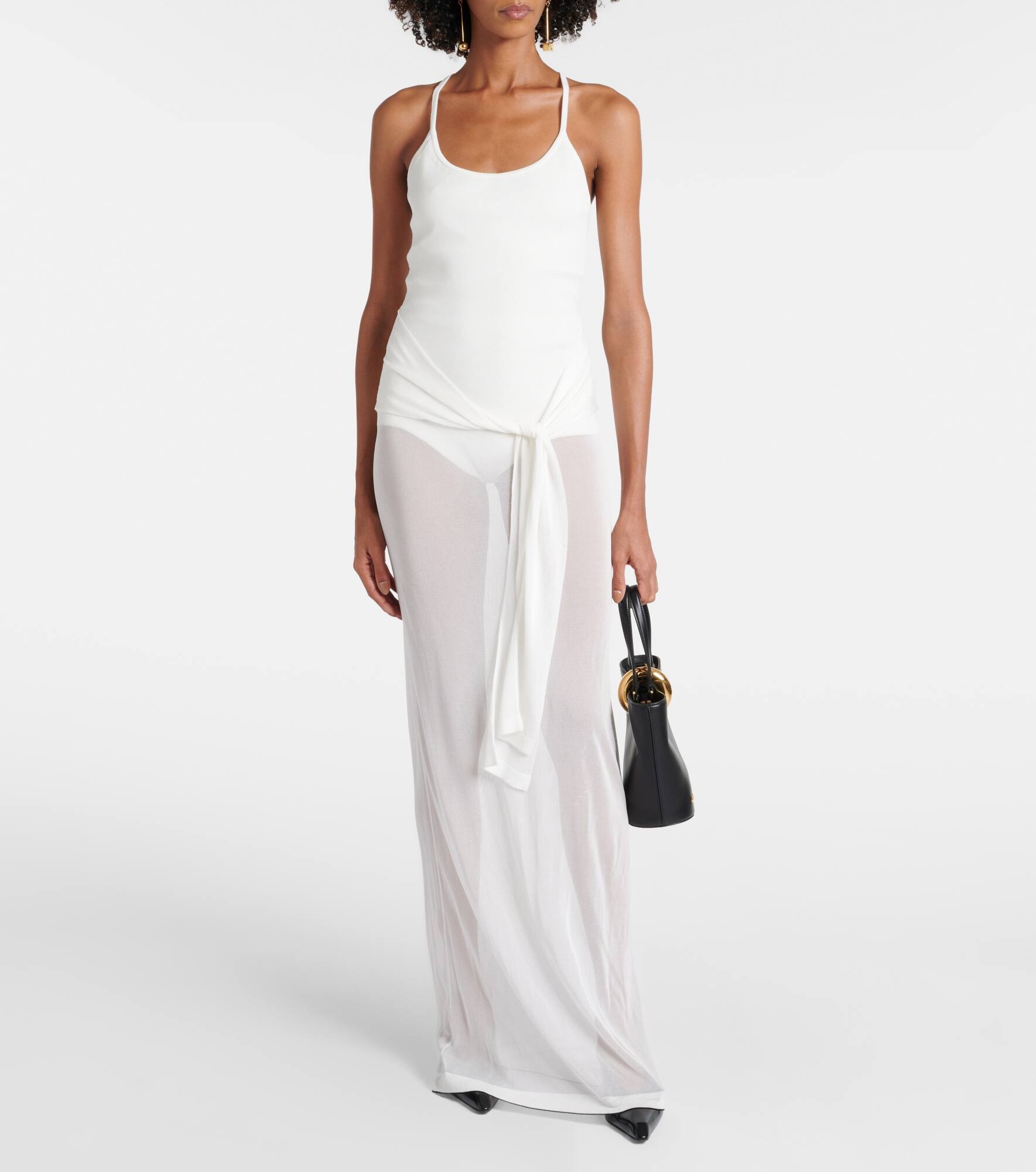 La Robe Maille Nodo sheer gown - 2