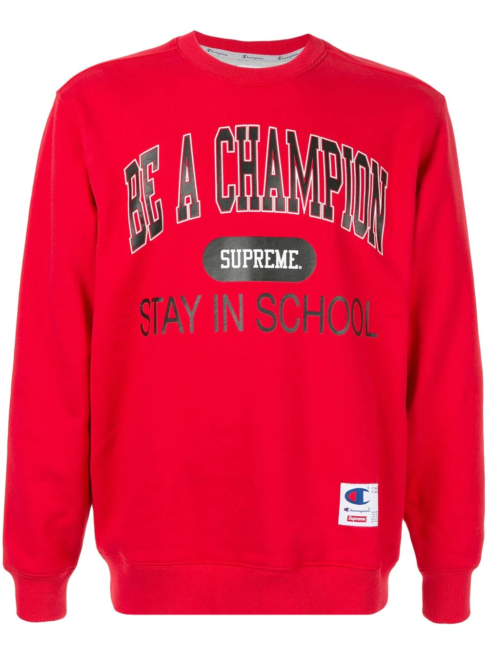 x Champion 'Stay in School' jumper - 1