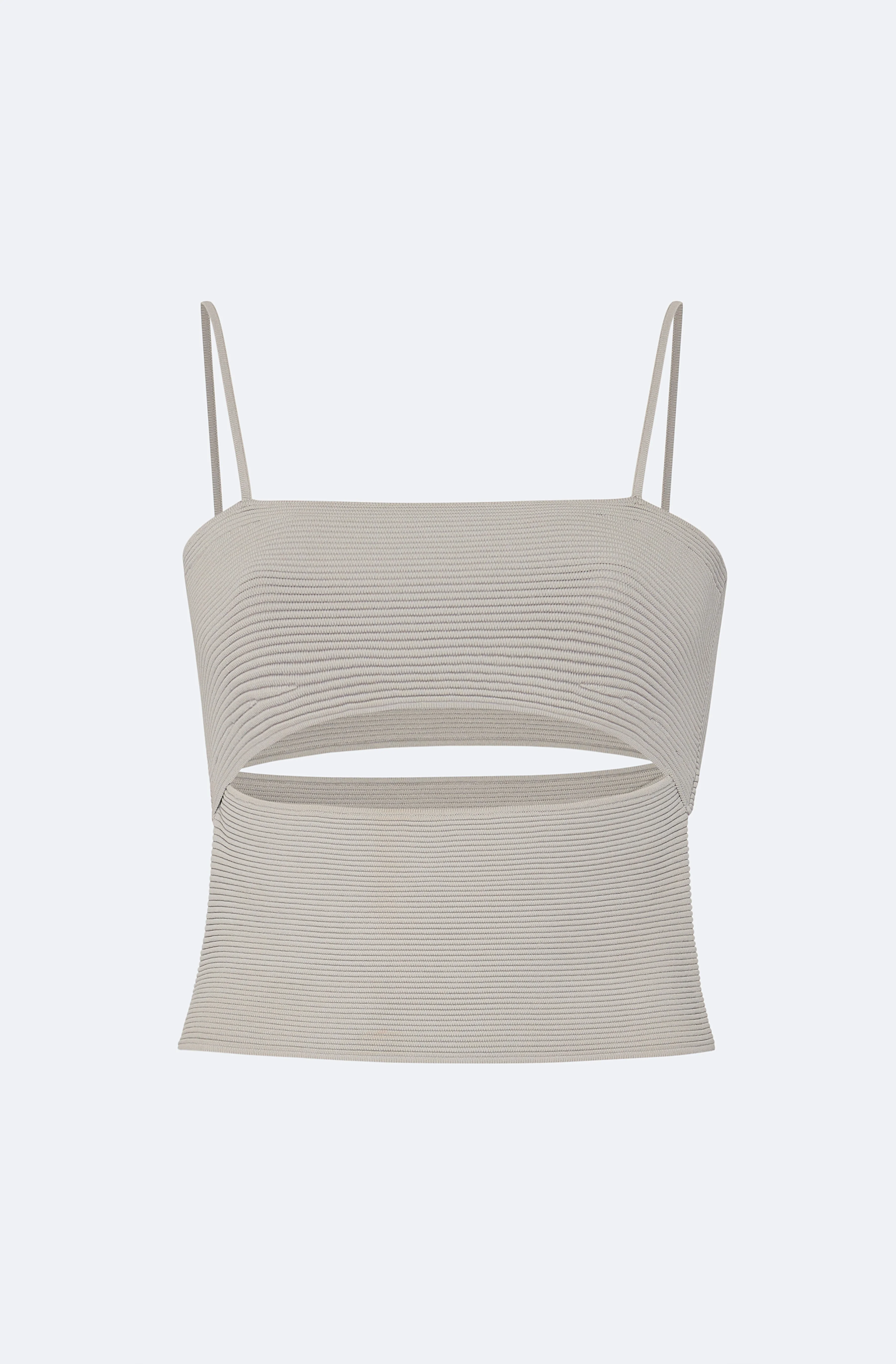 Matte Viscose Slit Tank - 1