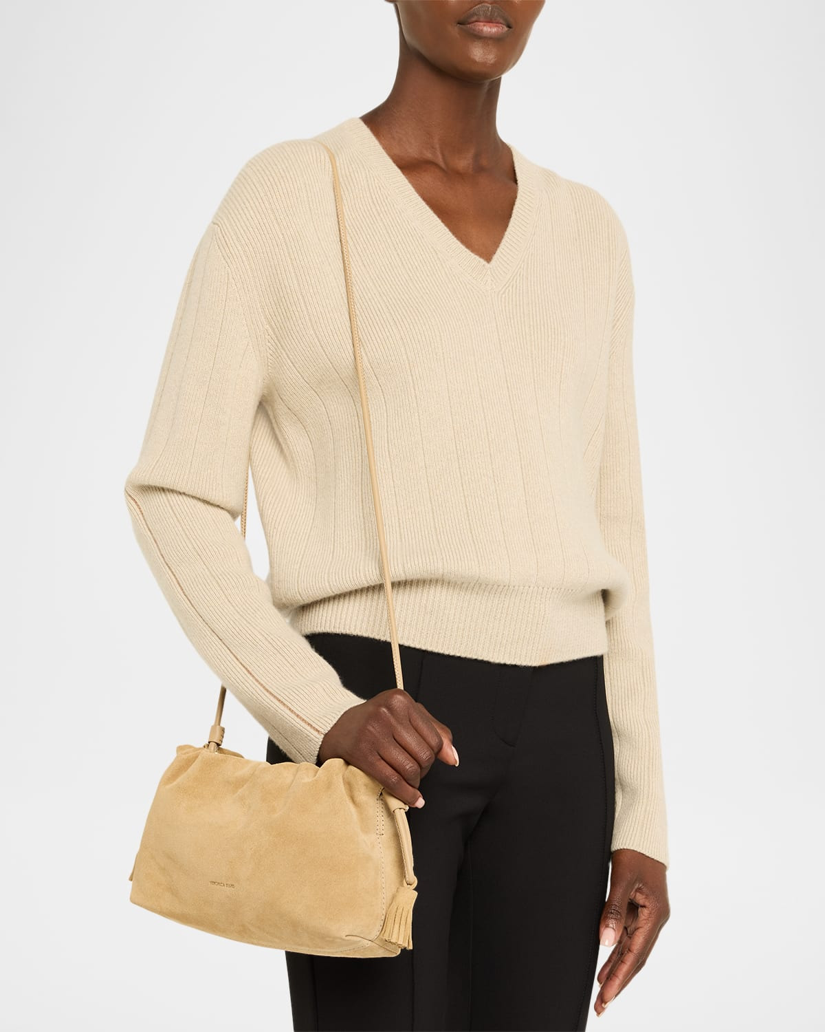 Stash Small Suede Shoulder Bag - 2