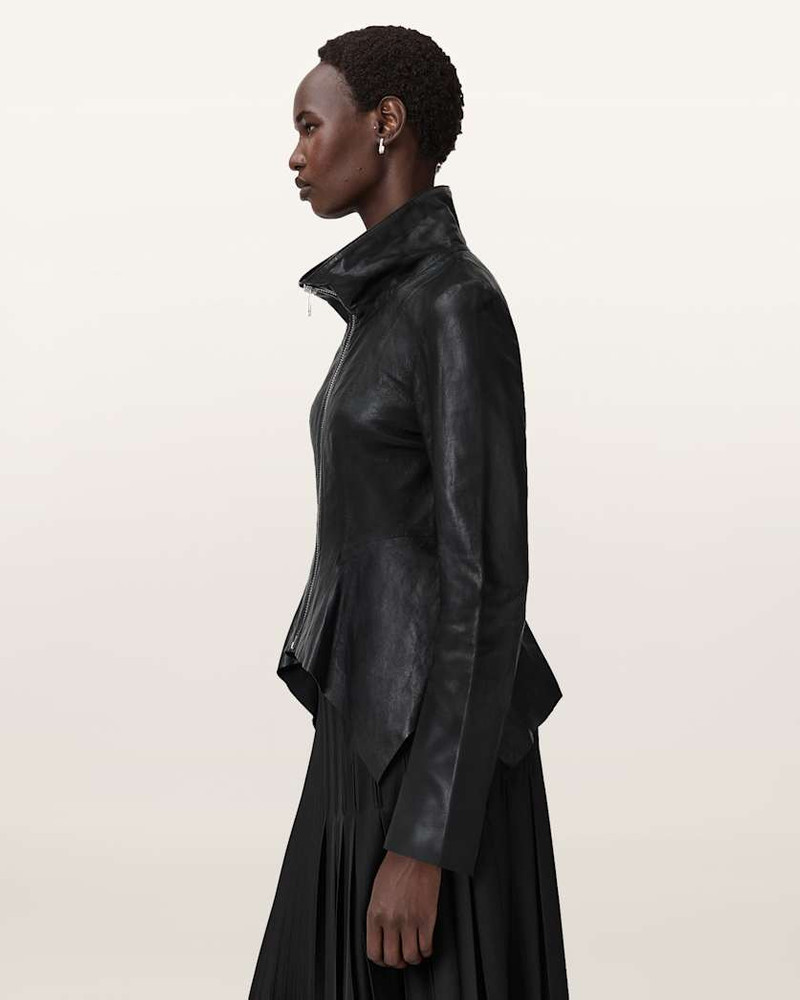 GRACE LEATHER BIKER JACKET 5