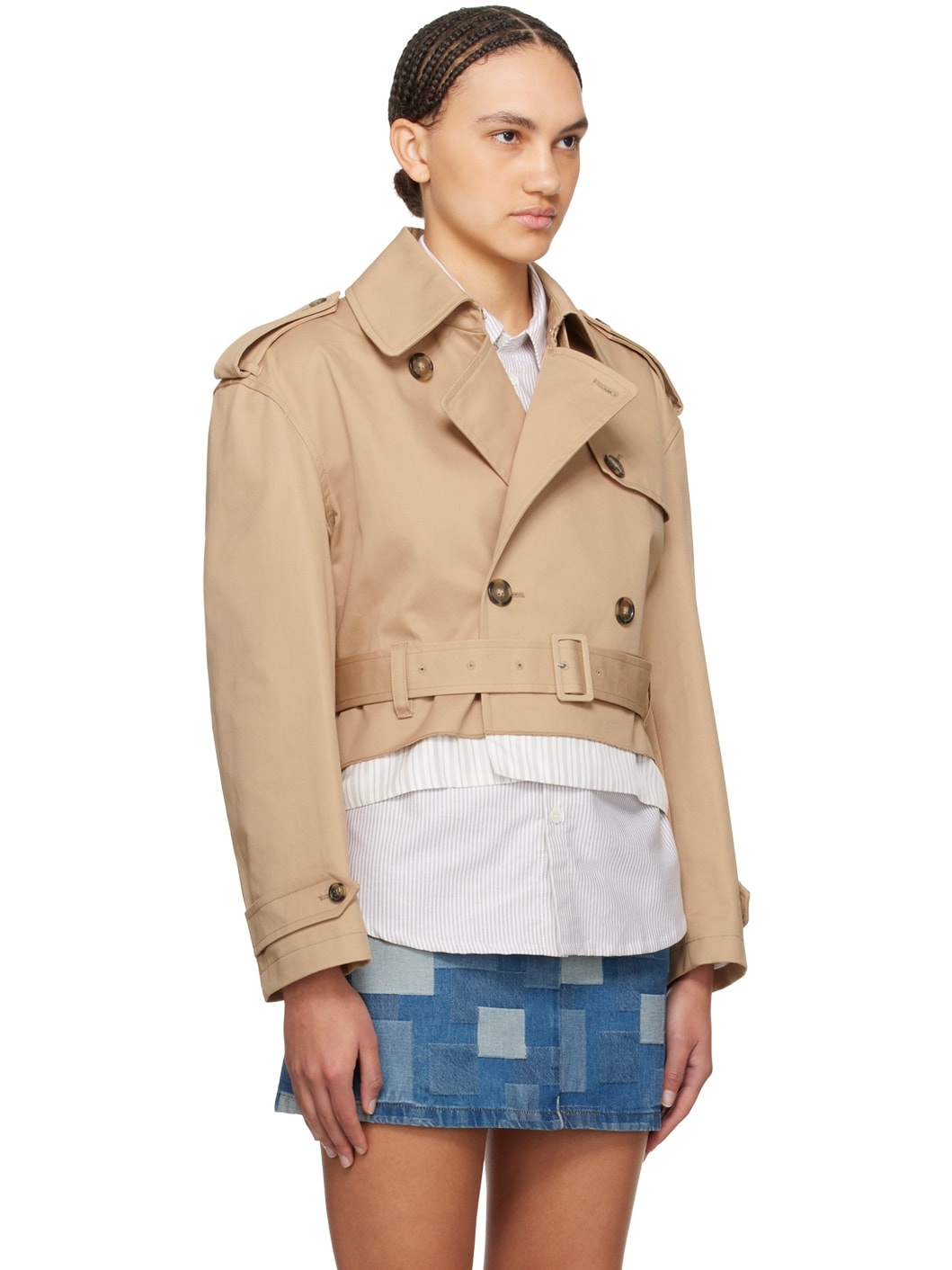 Beige Natacha Ramsay-Levi Edition Horace Trench Coat - 2
