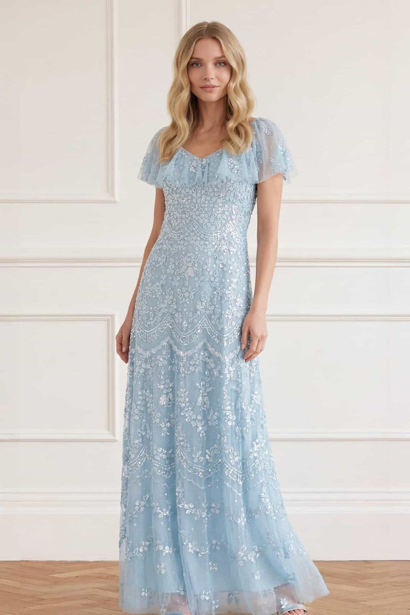 Needle & Thread Freya V-Neck Gown outlook