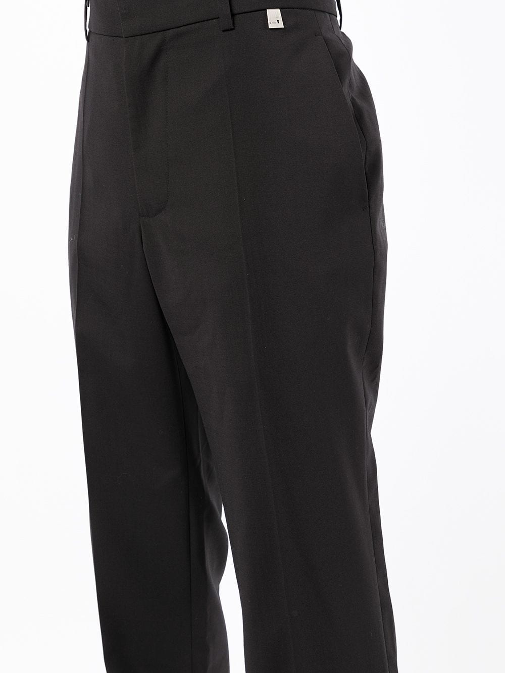 tailored-cut straight-leg trousers - 5