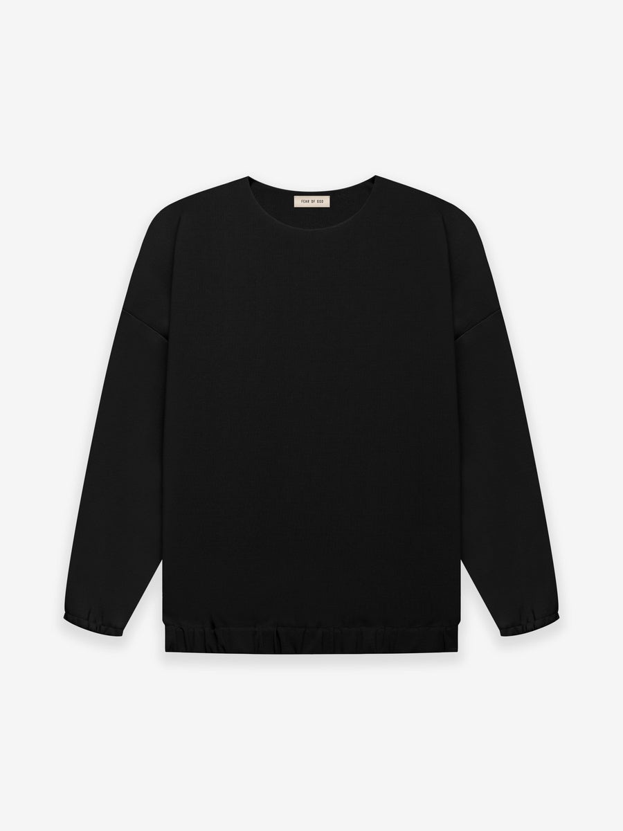 Viscose Tricot Crewneck - 1