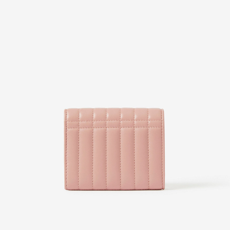 Quilted Leather Small Lola Folding Wallet 3