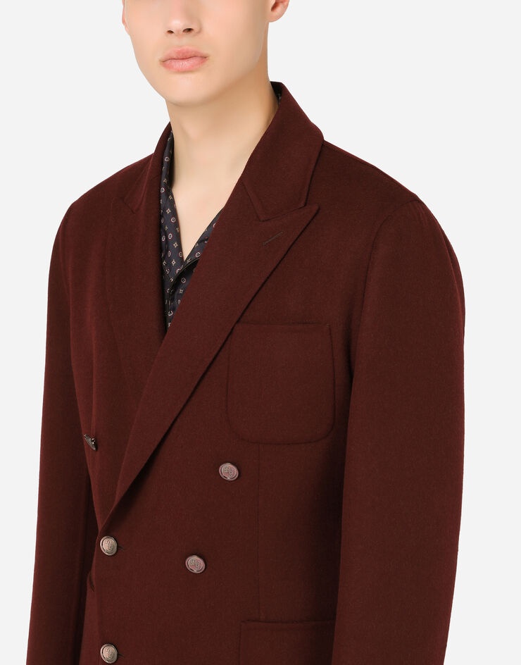 Deconstructed double-breasted double wool jacket - 5