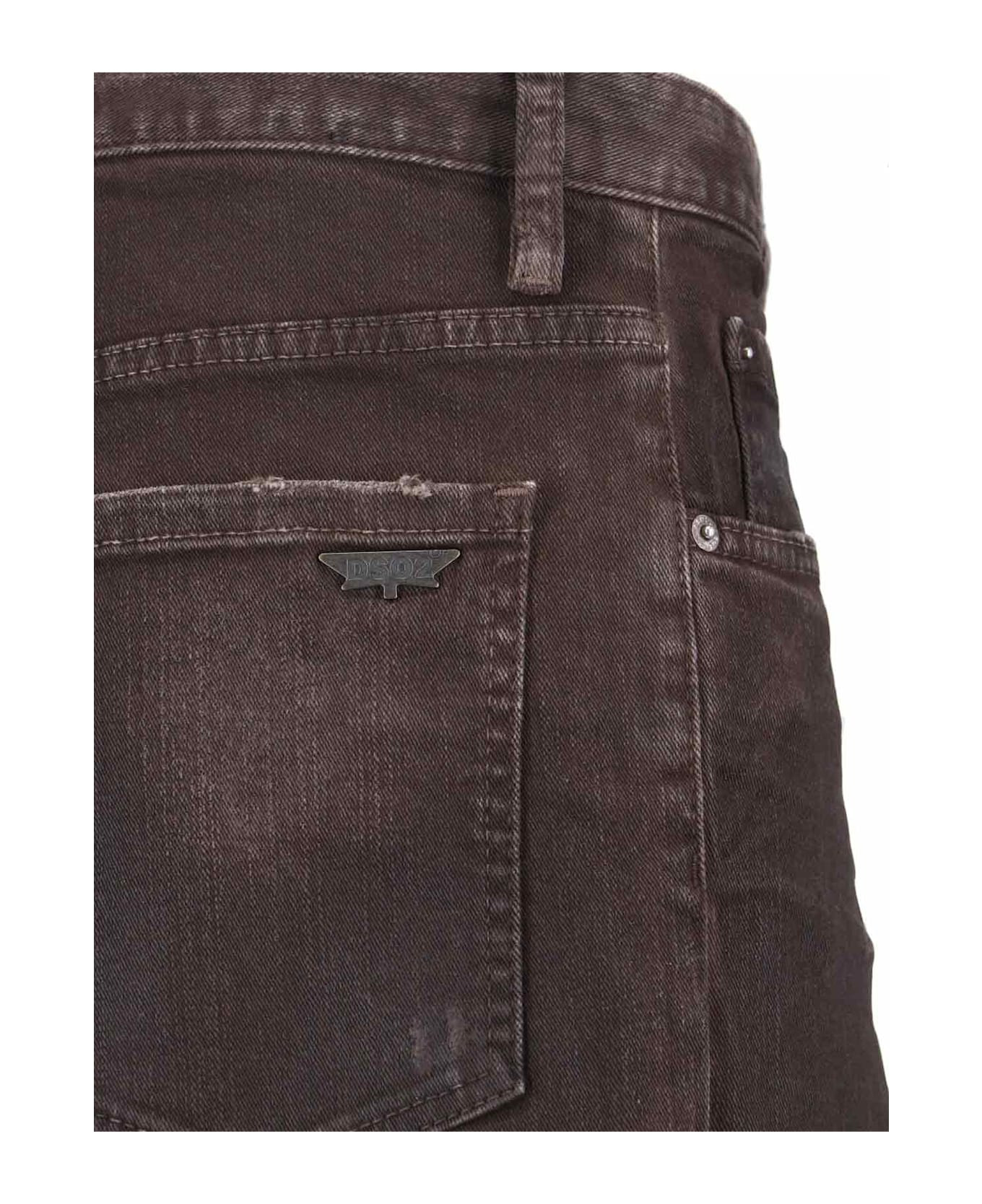 'bull Leatherette' Jeans - 4