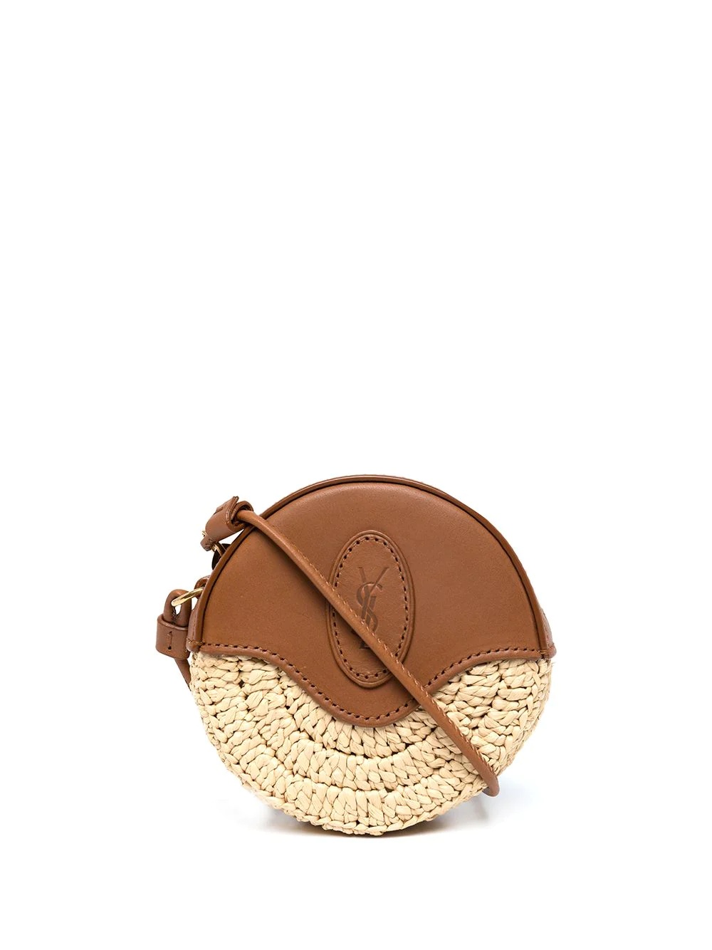 mini two-tone crossbody bag - 1