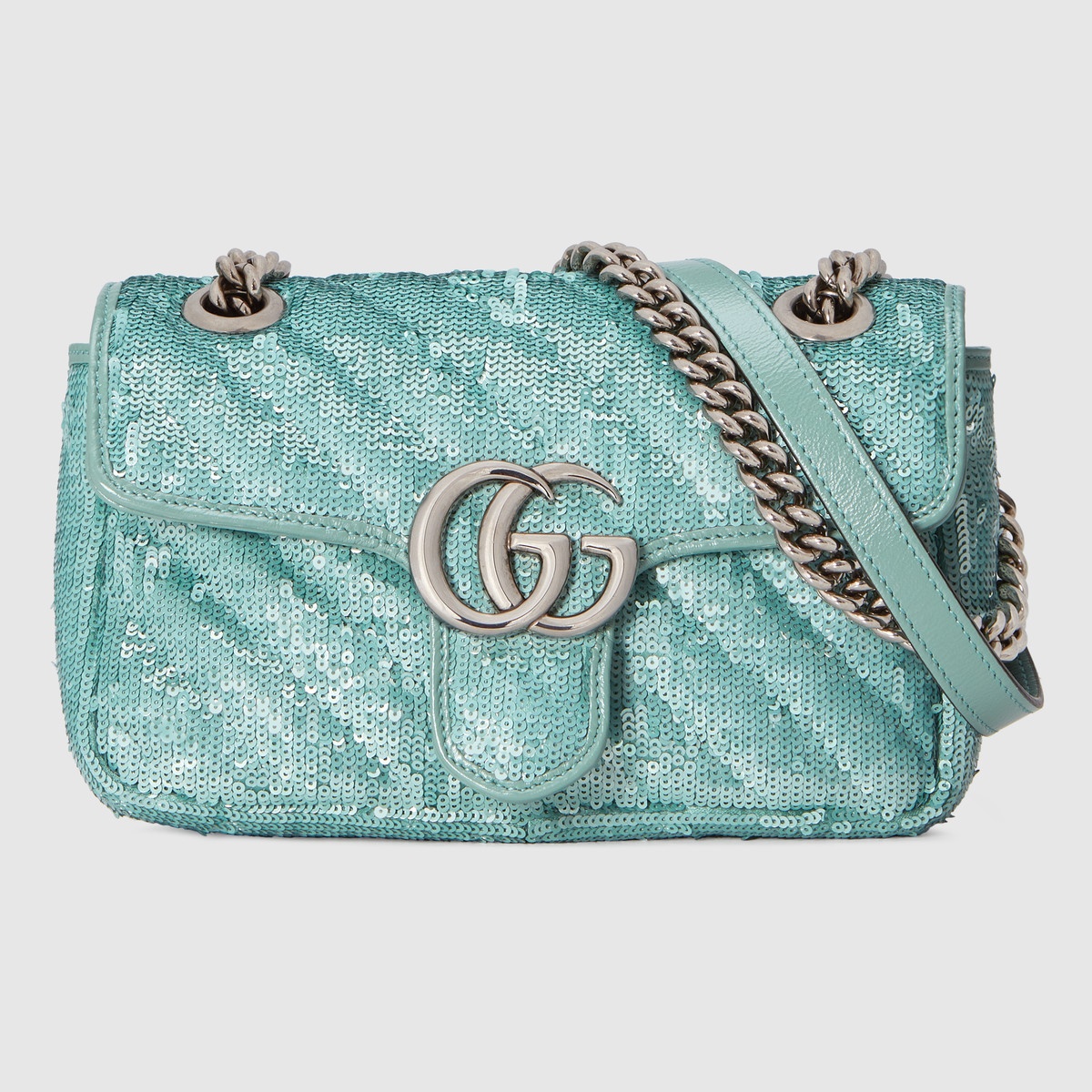 GG Marmont mini sequin shoulder bag - 1