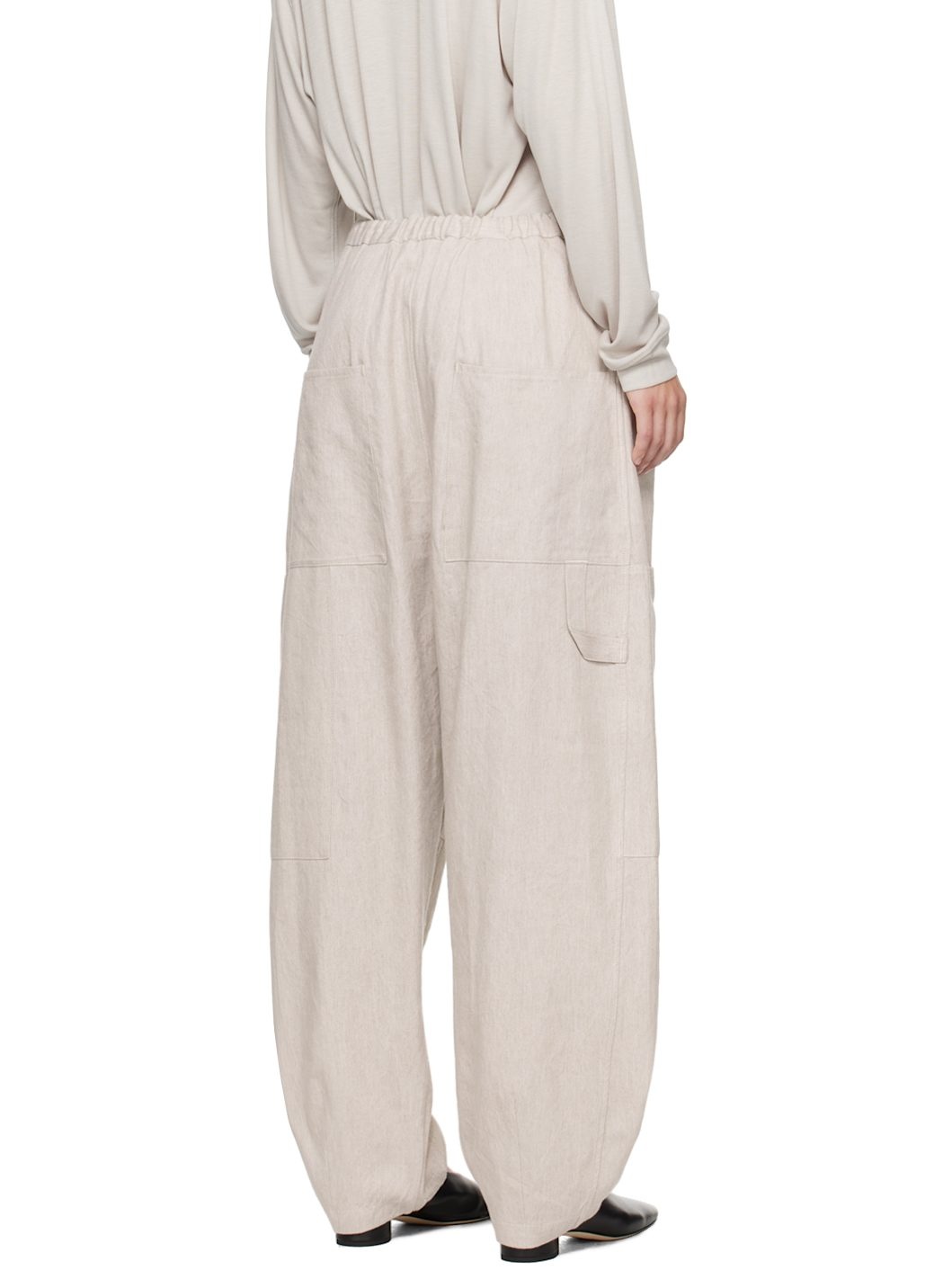 Beige Painter Trousers - 3