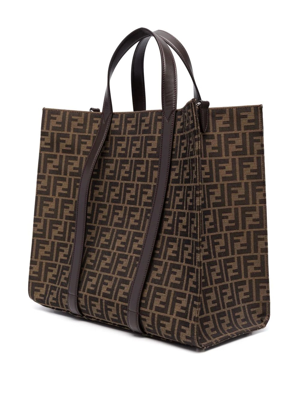 FF jacquard-motif tote bag - 3