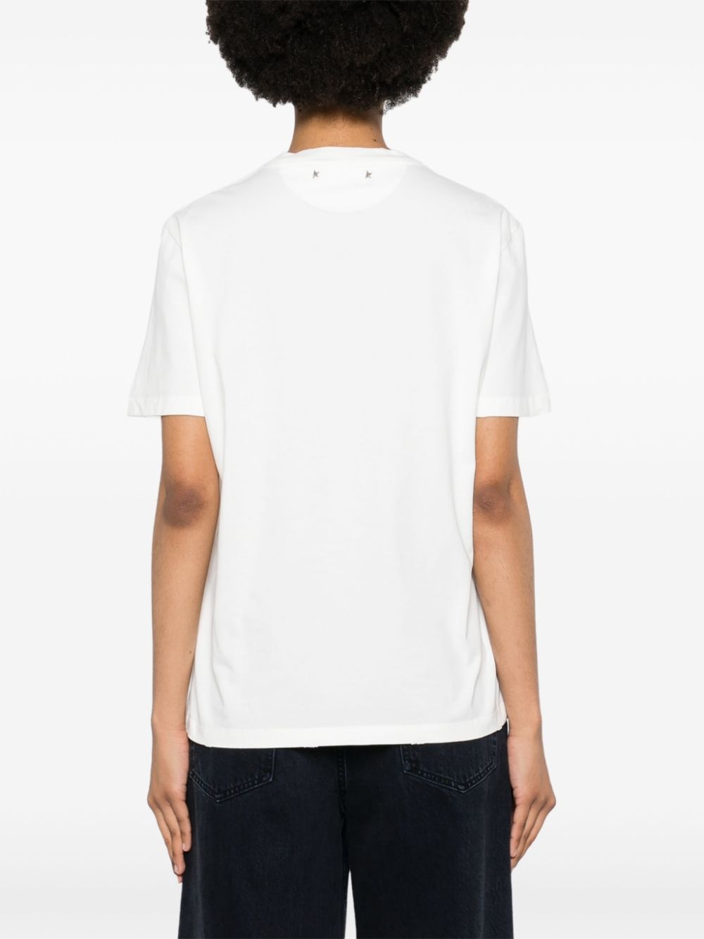 crew-neck cotton T-shirt - 4
